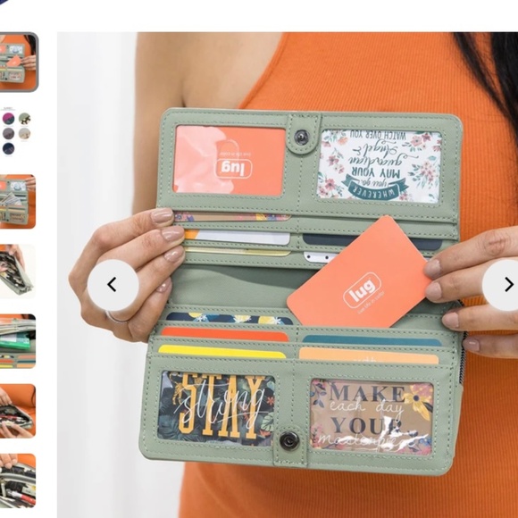 LUG Surrey Satin Luxe VL RFID Wallet - Picture 6 of 6